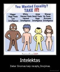 Intelektas - Dabar žinomas kaip receptų žinojimas