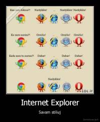 Internet Explorer - Savam stiliuj