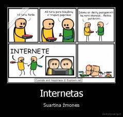 Internetas - Suartina žmones