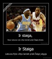 Ir Staiga - Lietuvos Ryto viltys laimėti prieš Žalgirį atgyja