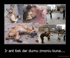 Ir ant tiek dar durnu zmoniu buna.... - 