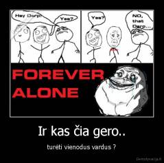 Ir kas čia gero.. - turėti vienodus vardus ?