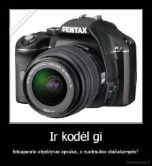 Ir kodėl gi - fotoaparato objektyvas apvalus, o nuotraukos stačiakampės?