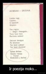 Ir poezija moko... - 