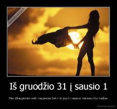 Iš gruodžio 31 į sausio 1 - Mes džiaugsimės netik naujaisiais bet ir to jog iki vasaros mėnesiu liko mažiau