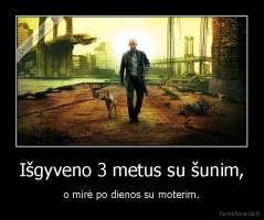 Išgyveno 3 metus su šunim, - o mirė po dienos su moterim.