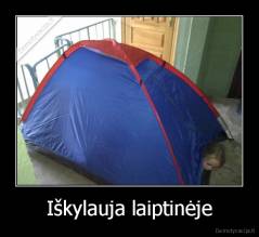 Iškylauja laiptinėje - 