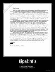 Išpažintis - artėjant egzui..