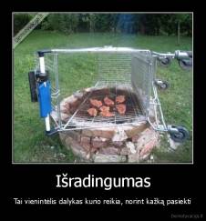 Išradingumas - Tai vienintėlis dalykas kurio reikia, norint kažką pasiekti