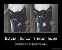 Išsirąžom, išsiražom ir toliau miegam - Šeštadienį ir sekmadienį taip.!