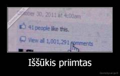 Iššūkis priimtas - 