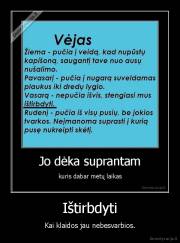 Ištirbdyti - Kai klaidos jau nebesvarbios.