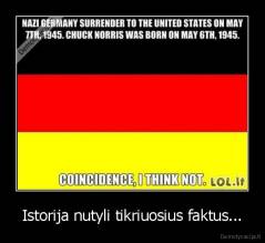 Istorija nutyli tikriuosius faktus... - 