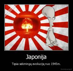 Japonija - Tęsia sėkmingą evoliuciją nuo 1945m.
