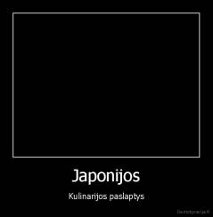 Japonijos - Kulinarijos paslaptys