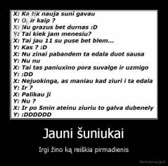 Jauni šuniukai - Irgi žino ką reiškia pirmadienis