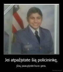 Jei atpažįstate šią policininkę, - jūsų paauglystė buvo gera.