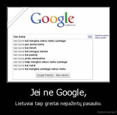 Jei ne Google, - Lietuviai taip greitai nepažintų pasaulio.