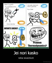 Jei nori kasko - reikia isivaizduoti