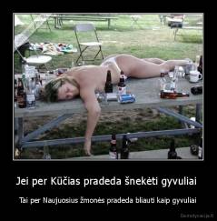 Jei per Kūčias pradeda šnekėti gyvuliai  - Tai per Naujuosius žmonės pradeda bliauti kaip gyvuliai