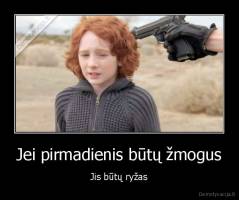 Jei pirmadienis būtų žmogus - Jis būtų ryžas