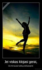 Jei viskas klojasi gerai, - Jūs tikriausiai kažką pražiopsojote 