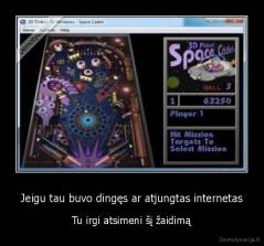 Jeigu tau buvo dingęs ar atjungtas internetas - Tu irgi atsimeni šį žaidimą