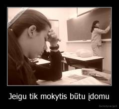 Jeigu tik mokytis būtu įdomu - 