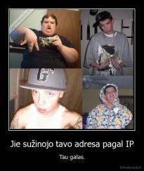 Jie sužinojo tavo adresa pagal IP - Tau galas.