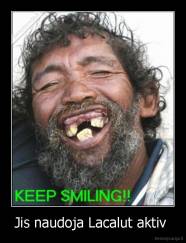 Jis naudoja Lacalut aktiv  - 