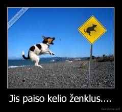 Jis paiso kelio ženklus.... - 