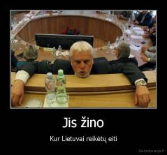 Jis žino - Kur Lietuvai reikėtų eiti