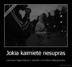 Jokia kaimietė nesupras - Kad Kaune naglas žodynas ir 'pachotkė' ne iš rožinio madų gyvenimo