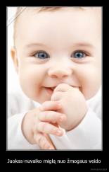 Juokas-nuvaiko miglą nuo žmogaus veido - 