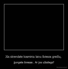 Jūs skrendate kosminiu laivu šviesos greičiu,  - įjungete šviesas . Ar jos užsidegs?