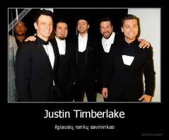 Justin Timberlake - ilgiausių rankų savininkas