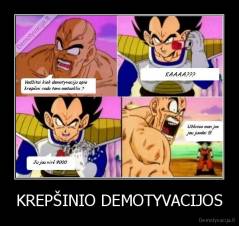 KREPŠINIO DEMOTYVACIJOS - 