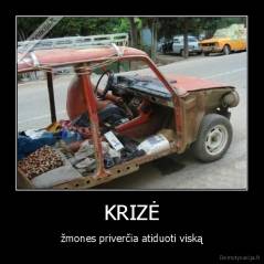 KRIZĖ - žmones priverčia atiduoti viską