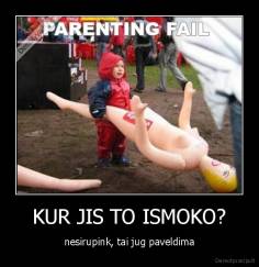 KUR JIS TO ISMOKO? - nesirupink, tai jug paveldima