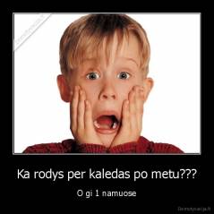 Ka rodys per kaledas po metu??? - O gi 1 namuose