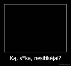 Ką, s*ka, nesitikėjai? - 