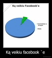 Ką veikiu facebook `e  - 