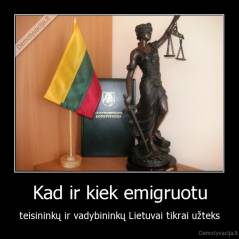 Kad ir kiek emigruotu - teisininkų ir vadybininkų Lietuvai tikrai užteks