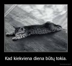 Kad kiekviena diena būtų tokia. - 