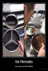 Kai Mercedes - vairuotojui prireikia lėkštės