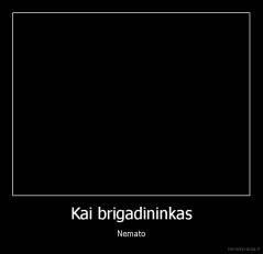 Kai brigadininkas - Nemato