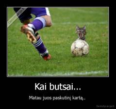 Kai butsai... - Matau juos paskutinį kartą.. 