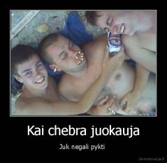 Kai chebra juokauja - Juk negali pykti 