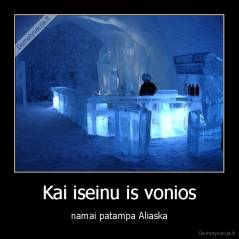 Kai iseinu is vonios - namai patampa Aliaska