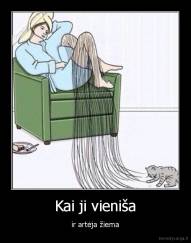 Kai ji vieniša - ir artėja žiema